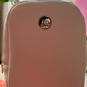 NWT Jessica Moore White Vegan Leather Mini Backpack